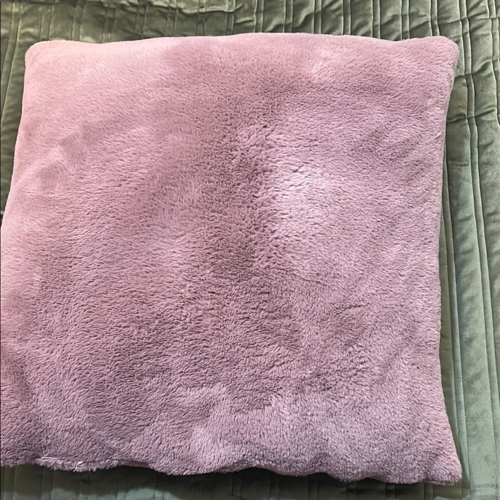 Soft Pink Plush Pillow
